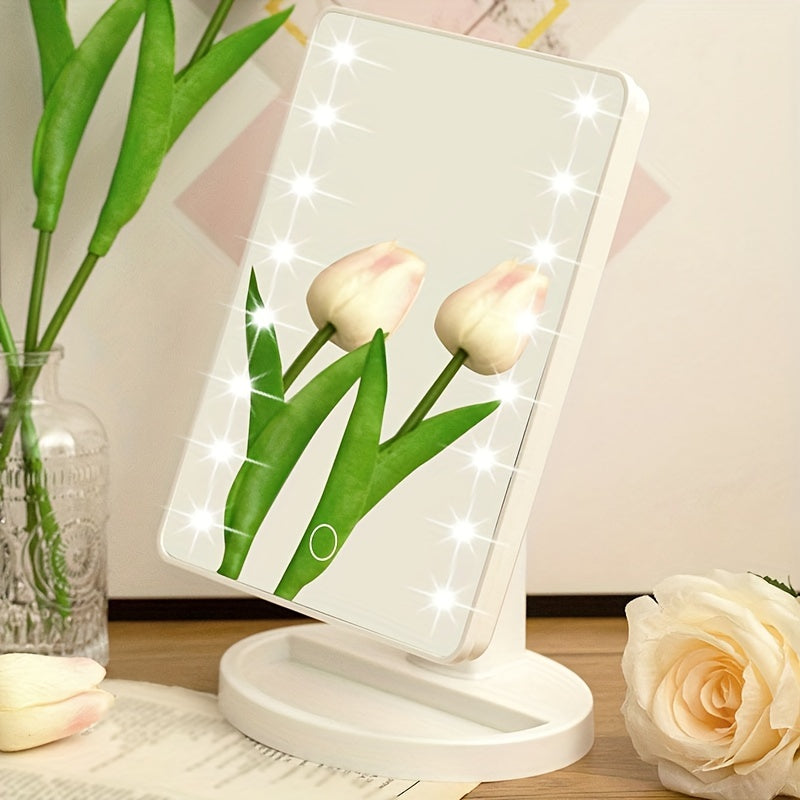 Makeup Mirror with LED Lights and Touch Control