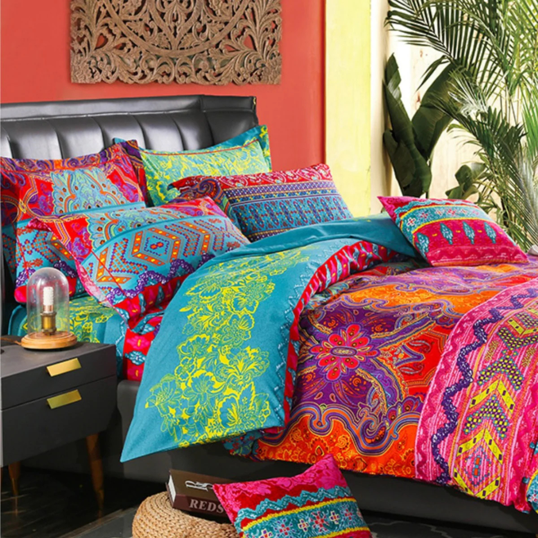Duvet Cover colorful Abstract Bedding Set