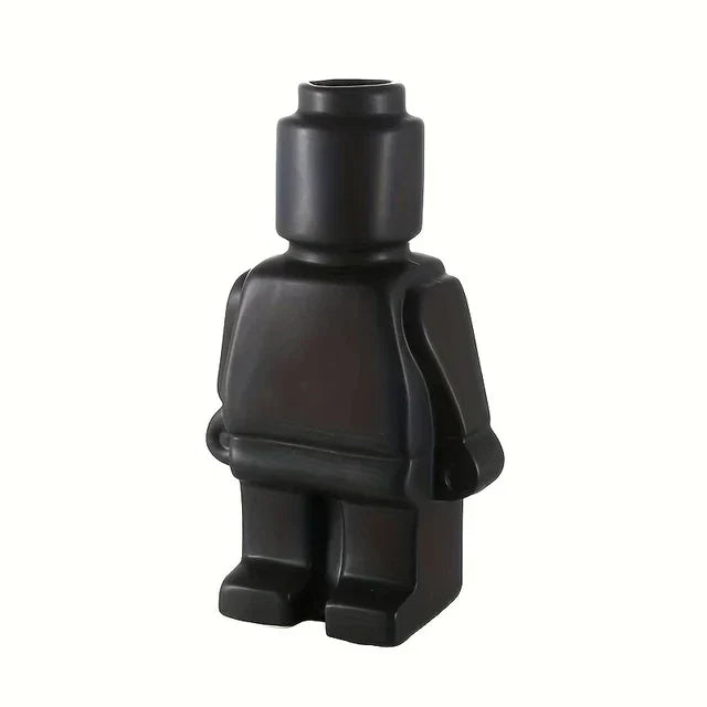 Lego-Vase made of ceramic
