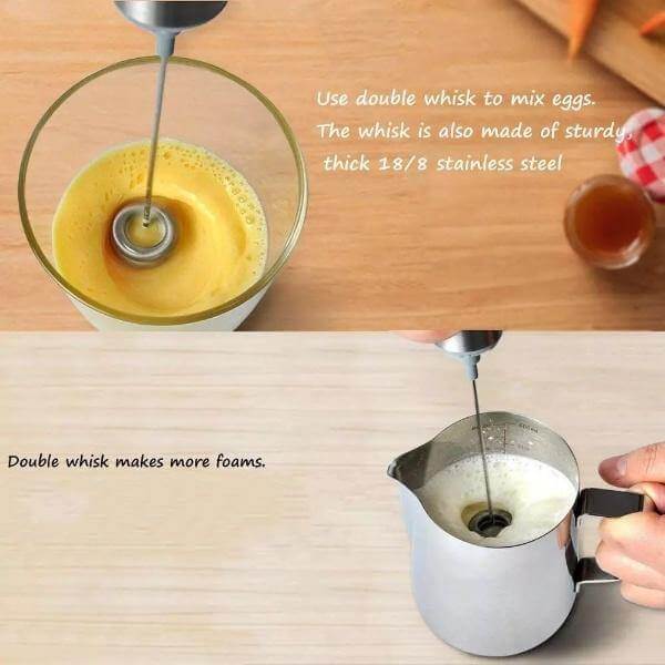 Professional portable coffee milk frother