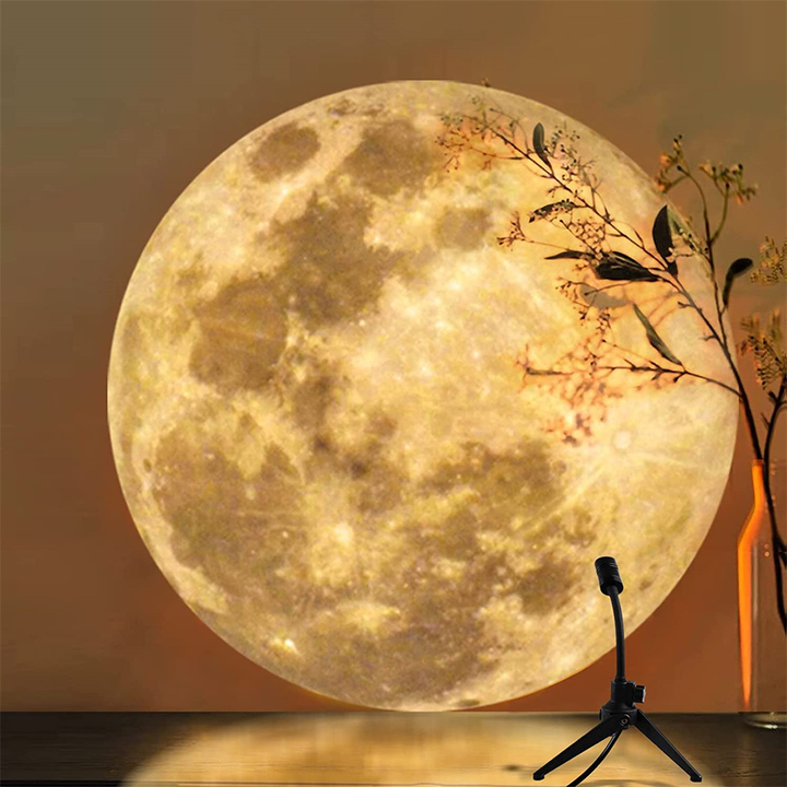 Renan - Large unique project light (Earth and Moon)