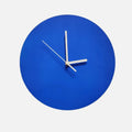 Small Blue Geometric Wall Clock