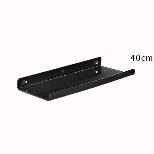 Invisible colored wall-mounted floating shelves