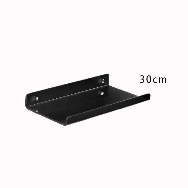 Invisible colored wall-mounted floating shelves
