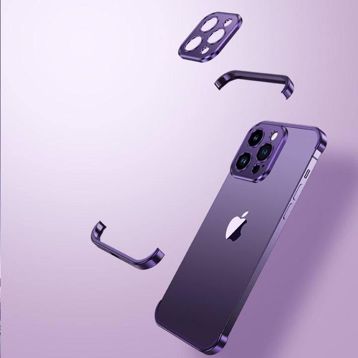 Ultra-Thin Metal Phone Case | Slim and Sturdy | Shockproof Protection for iPhone and Android |