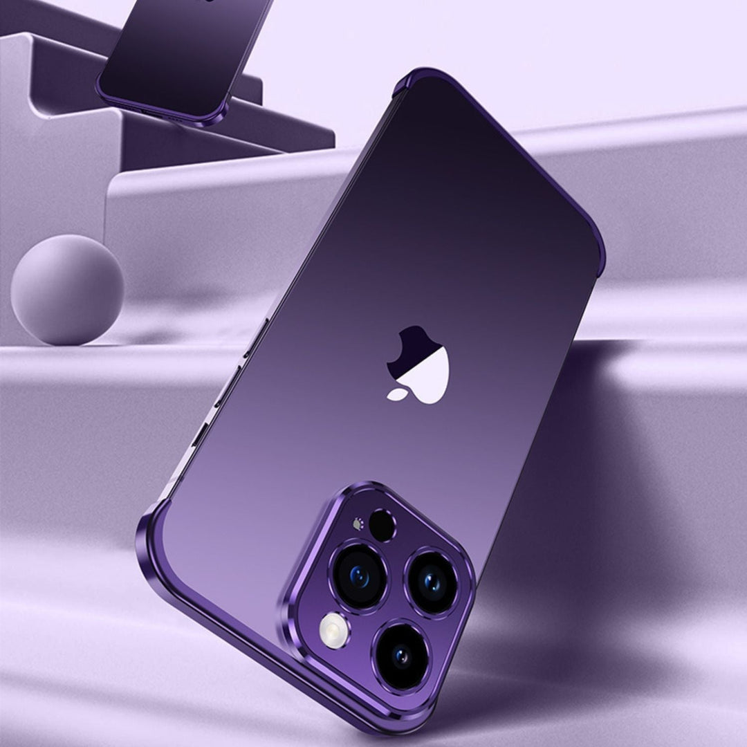 Ultra-Thin Metal Phone Case | Slim and Sturdy | Shockproof Protection for iPhone and Android |