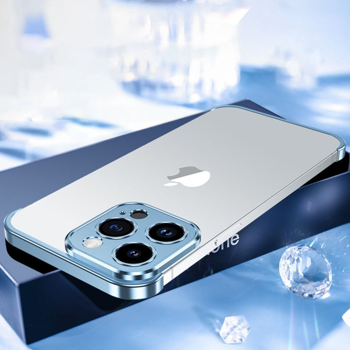 Ultra-Thin Metal Phone Case | Slim and Sturdy | Shockproof Protection for iPhone and Android |