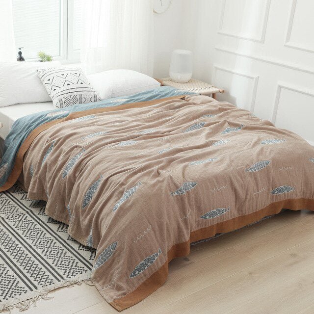 Soft Japanese Throw Blanket