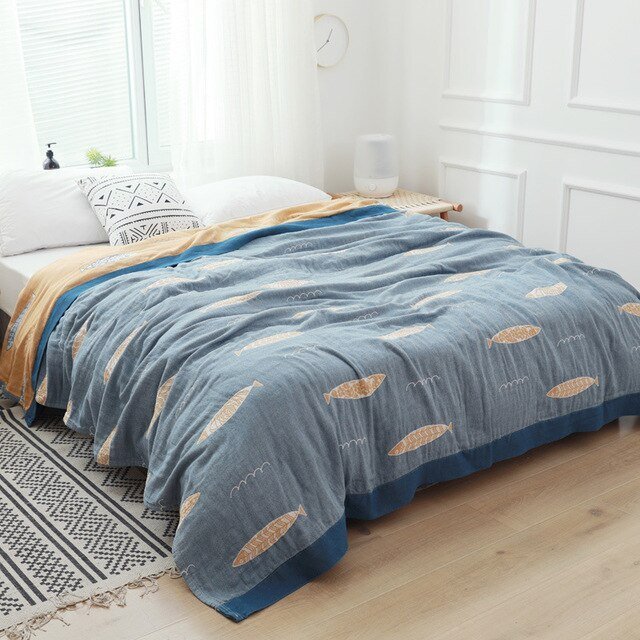 Soft Japanese Throw Blanket