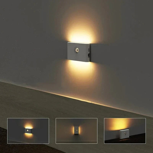 Wireless LED Night Lights with Motion Sensor | USB Rechargeae | Soft Warm Light |