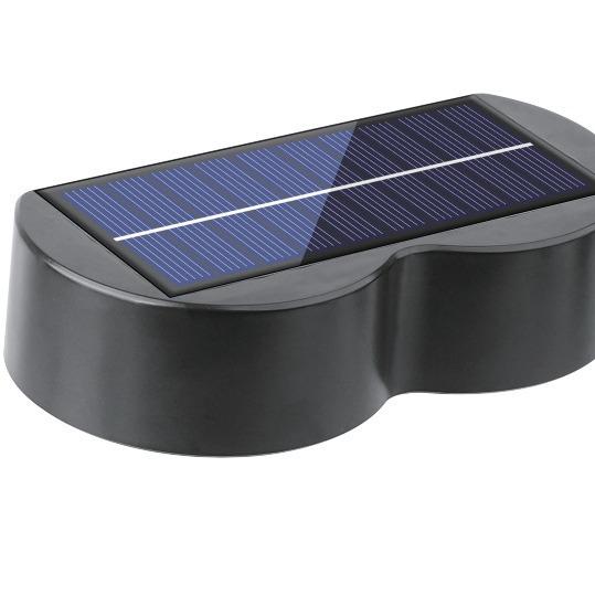 Solar fence lights outdoor wall lights Waterproof IP65, Warm white &amp; RGB 8 specific fixed colors for fence wall step deck patio