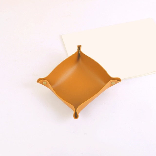 Leather Storage Tray