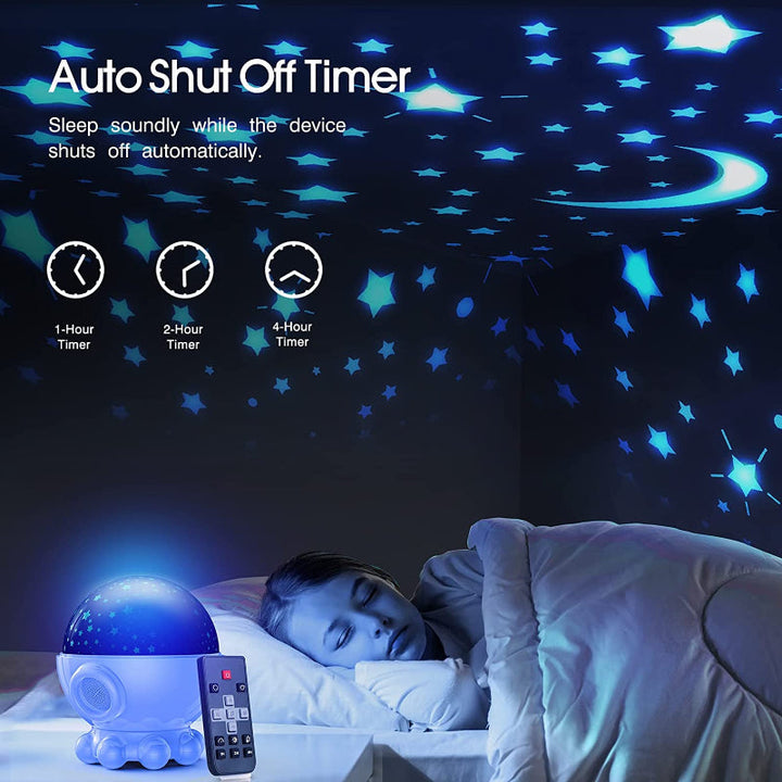 LED Night Light with Ocean &amp; Starry Sky Projection + Music Function - DreamAura