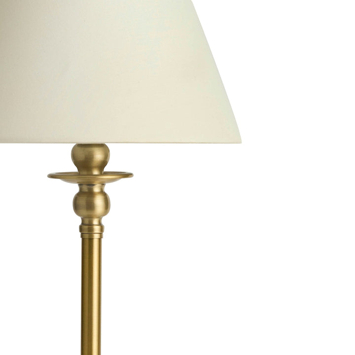 Lucille Ornate LED Rechargeable Wireless Lamp - Brass
