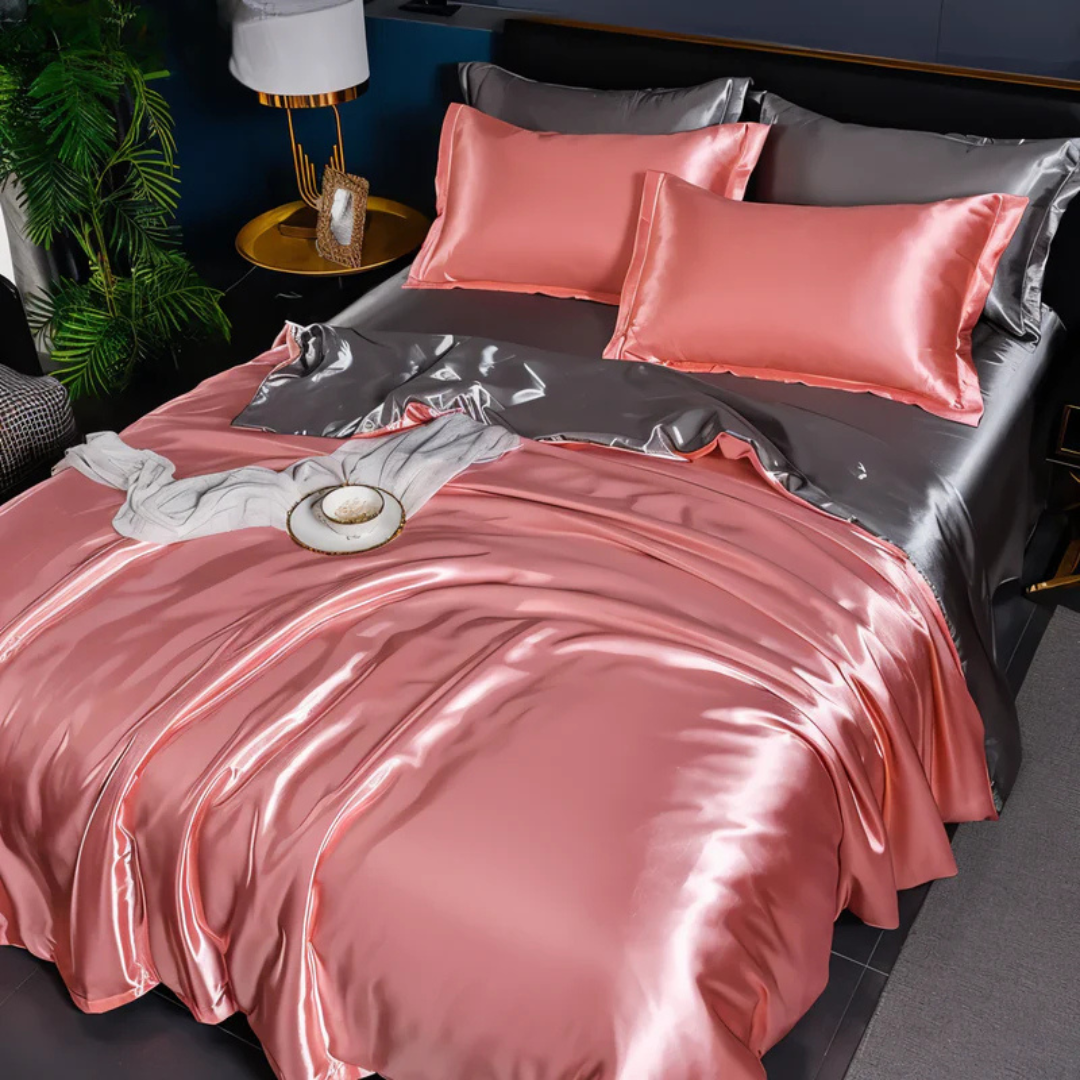 Silk Satin Duvet Cover Bedding Set