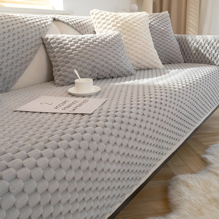 Luxury Velvet Sofa Cover - VeluLuxe