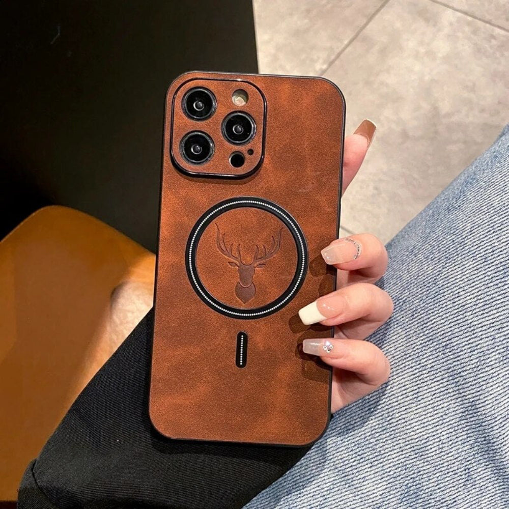 Leather Magnetic Protective Phone Case