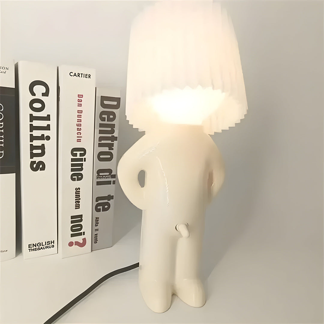 Sassy Boy Creative Table Lamp – Unique Lighting for Bedroom and Living Space
