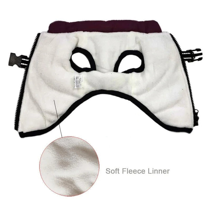 All-Weather Insulated Dog Jacket with Built-in Harness