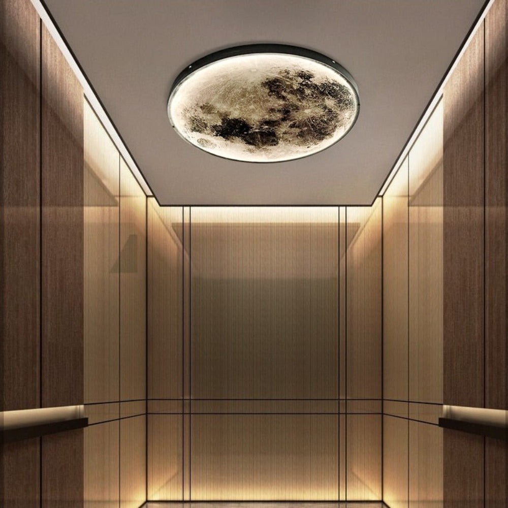 3D LED Moon or Earth Ceiling or Wall Lamp (3 Styles) 24CM-80CM