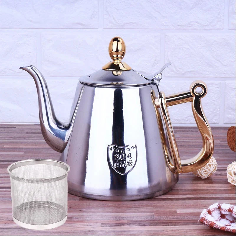 Mirror Surface Delicate Water Kettle Inner With Tea Filter Kettle |