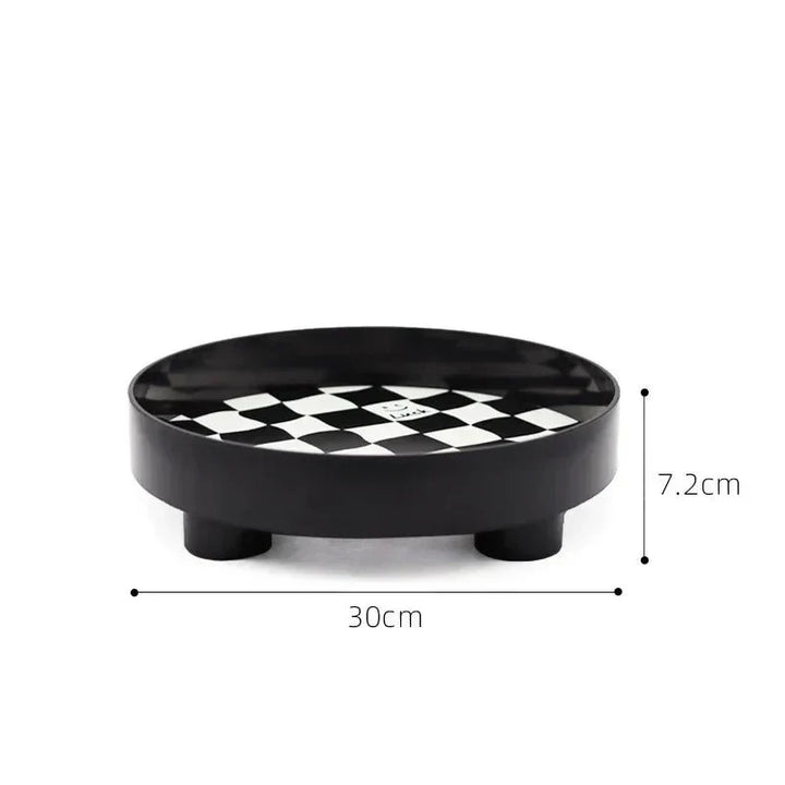 Monochrome Chessboard Storage Tray