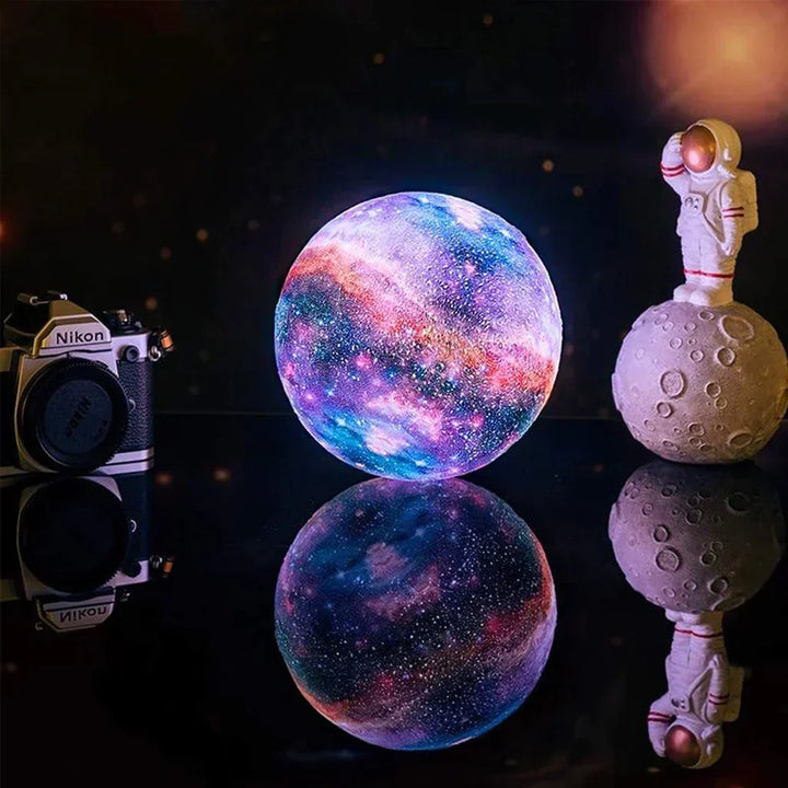 Scandinavian Moon Lamp | 16 colors | With Remote Control - Sky