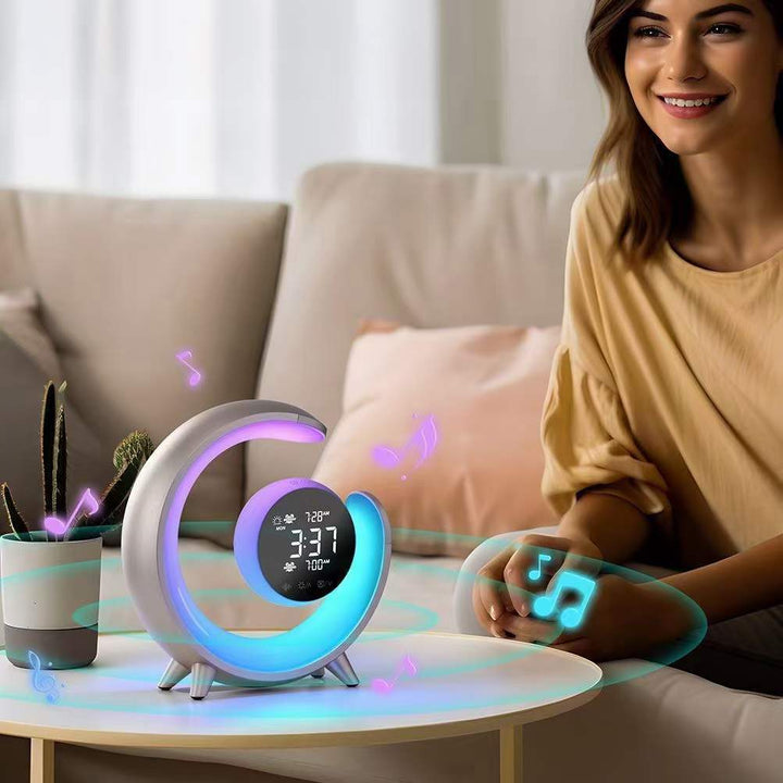 Multifunctional Night Light with RGB &amp; Alarm Clock Function – Lumivo