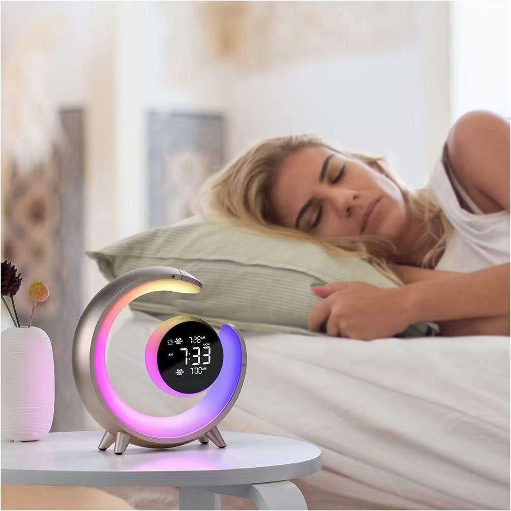 Multifunctional Night Light with RGB &amp; Alarm Clock Function – Lumivo