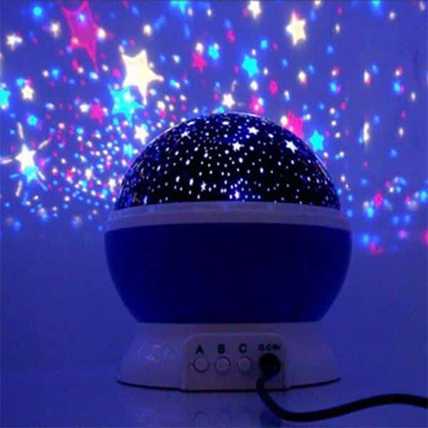 Beautiful night light with starry sky |