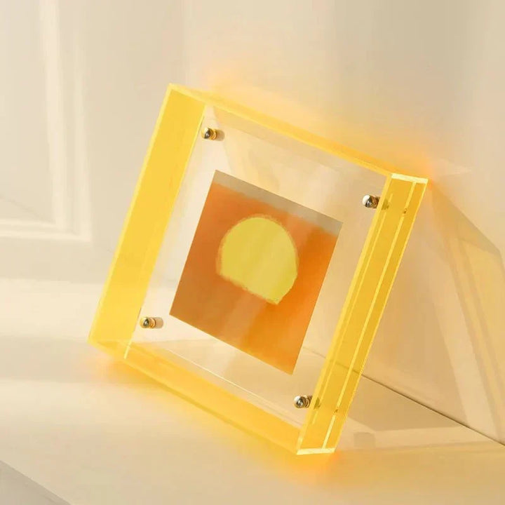 Neon Acrylic Floating Picture Frame