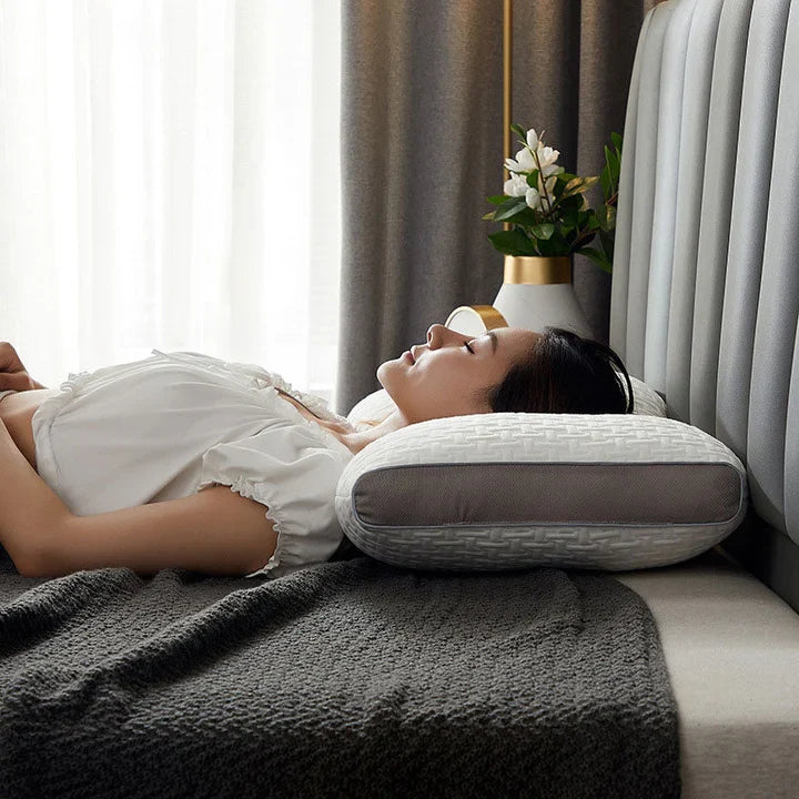 Nestamora | Hybrid Pillow for Back and Side Sleepers - Neck and Shoulder Support Pillow