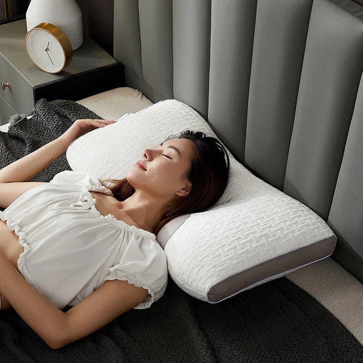 Nestamora | Hybrid Pillow for Back and Side Sleepers - Neck and Shoulder Support Pillow