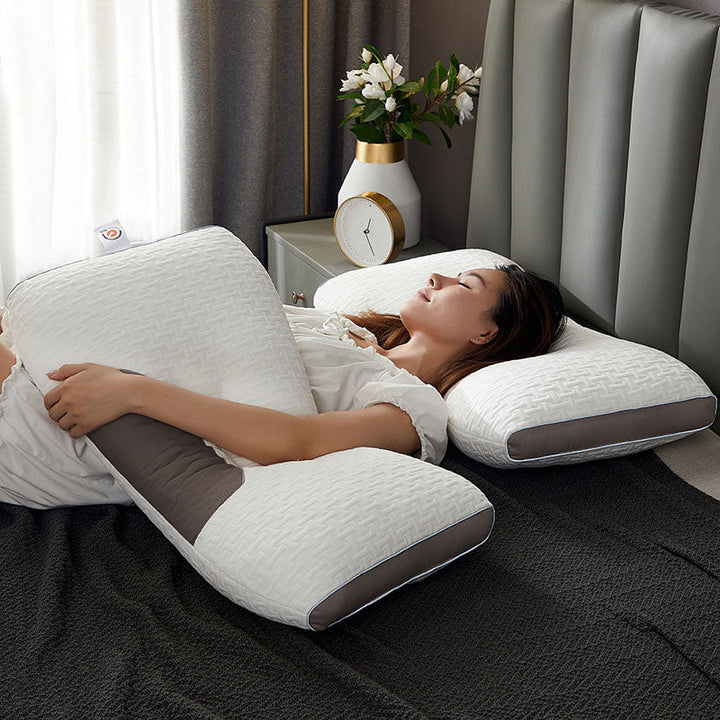 Nestamora | Hybrid Pillow for Back and Side Sleepers - Neck and Shoulder Support Pillow