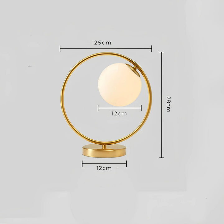 Glass Table Lamp