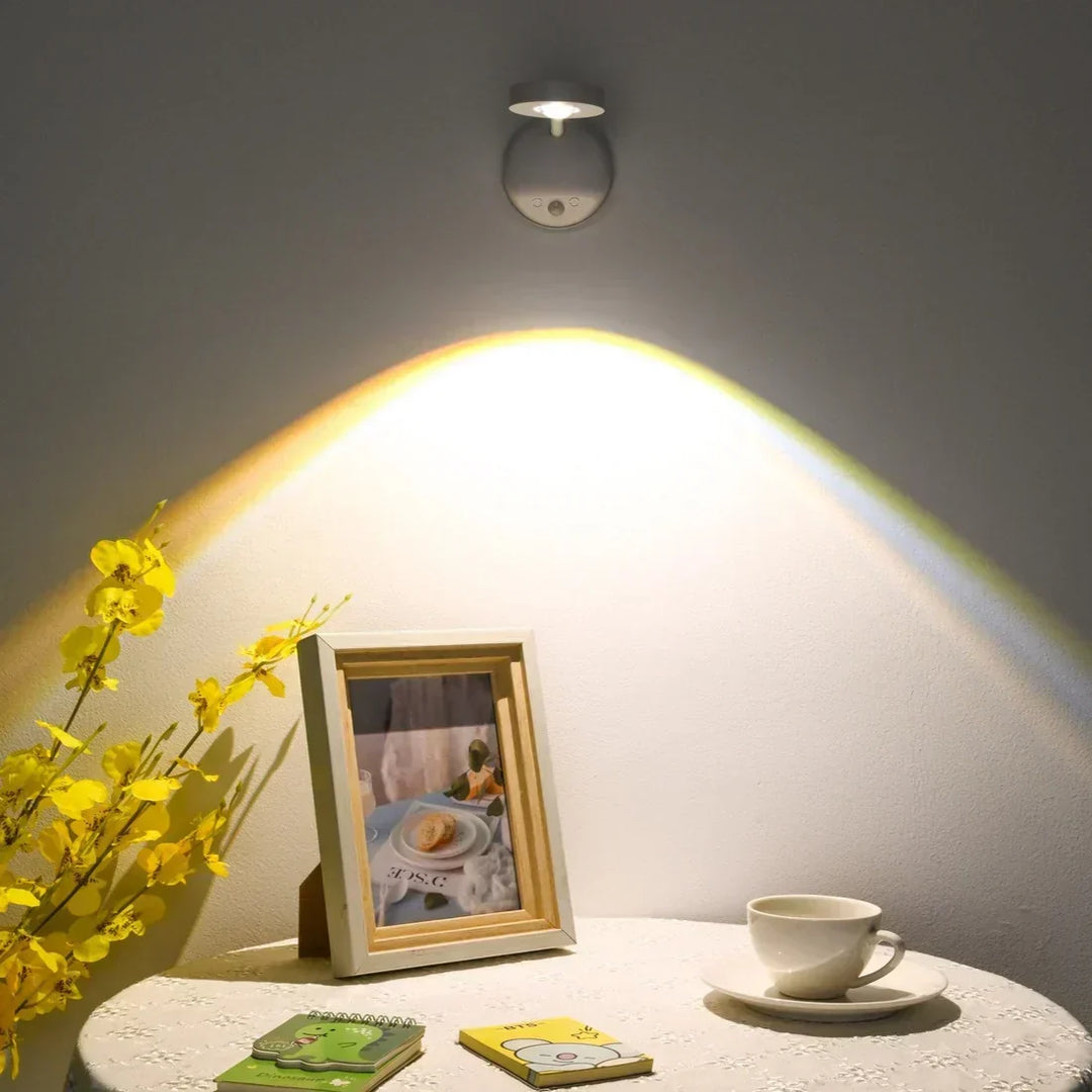 Wall Spotlight – SmartGlow – rechargeable LED – motion sensor