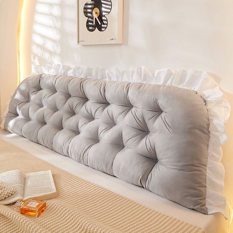Pink Tatami Pillow Headboard - Bed Sleeping Neck Body Pillow, Large Back Support Pillow for Bedroom Decor