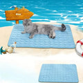 Dogs Self Cooling Mat Pet Cat Cooling Mat And Sleeping Pad For Pets Summer Cool Pads Blanket Washable Ice Silk Breathable Mat |