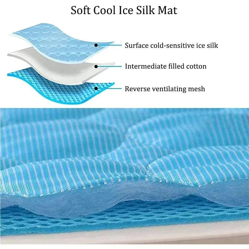 Guinea Pig Cage Liners Summer Small Animal Cooling Mat Breathable Hamster Pee Pad for Rabbit Cage Chinchilla Hedgehogs Pet Item |