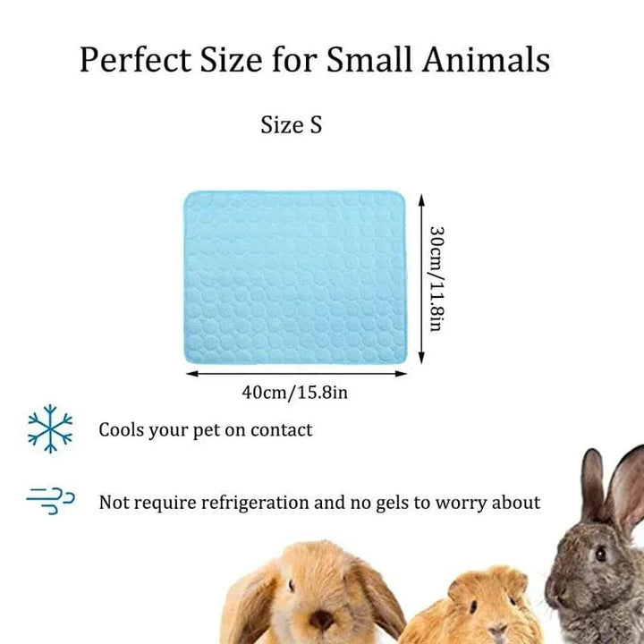 Guinea Pig Cage Liners Summer Small Animal Cooling Mat Breathable Hamster Pee Pad for Rabbit Cage Chinchilla Hedgehogs Pet Item |