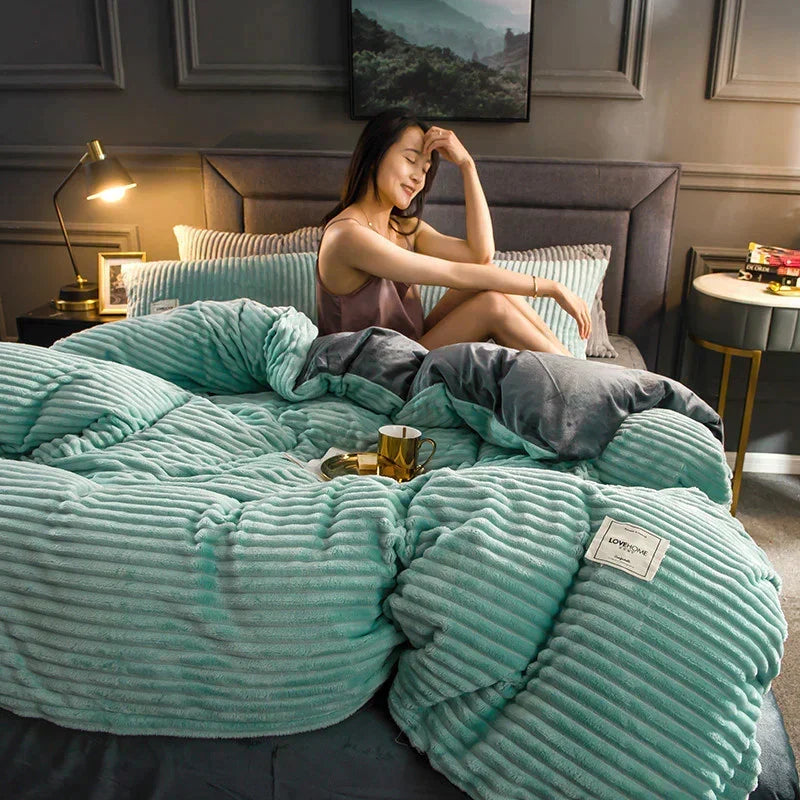 Fleece Blanket Soft Warm Plush Bedding