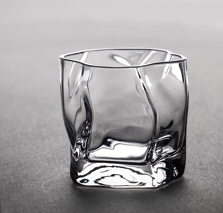 Distorted Texture Whisky Glass Set