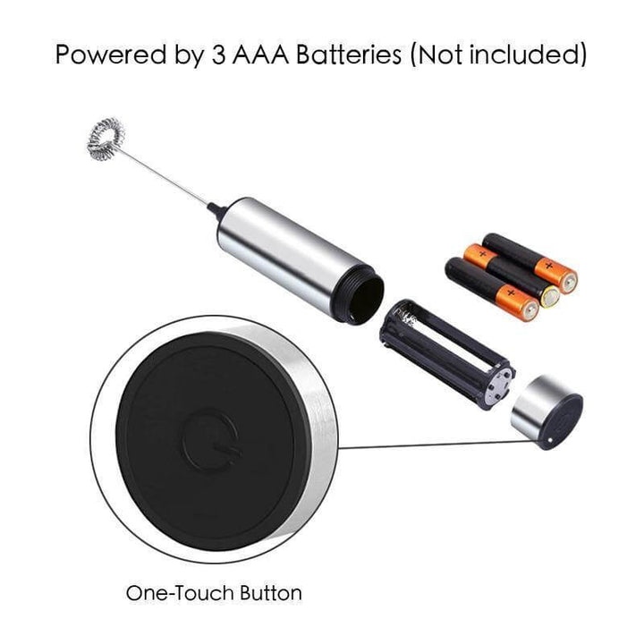Professional portable coffee milk frother