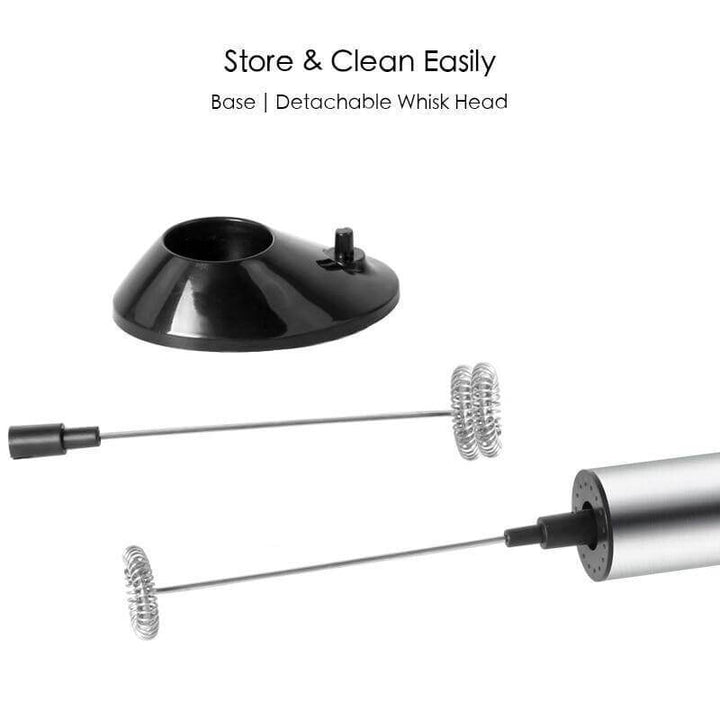 Professional portable coffee milk frother