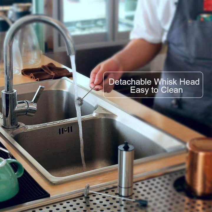 Professional portable coffee milk frother