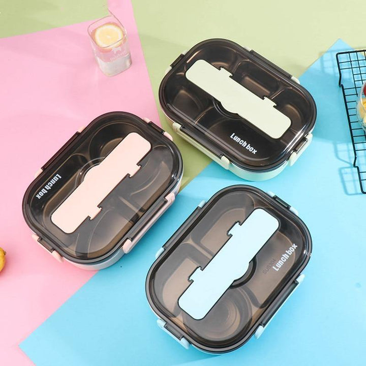 Stainless steel leak-proof lunchbox container