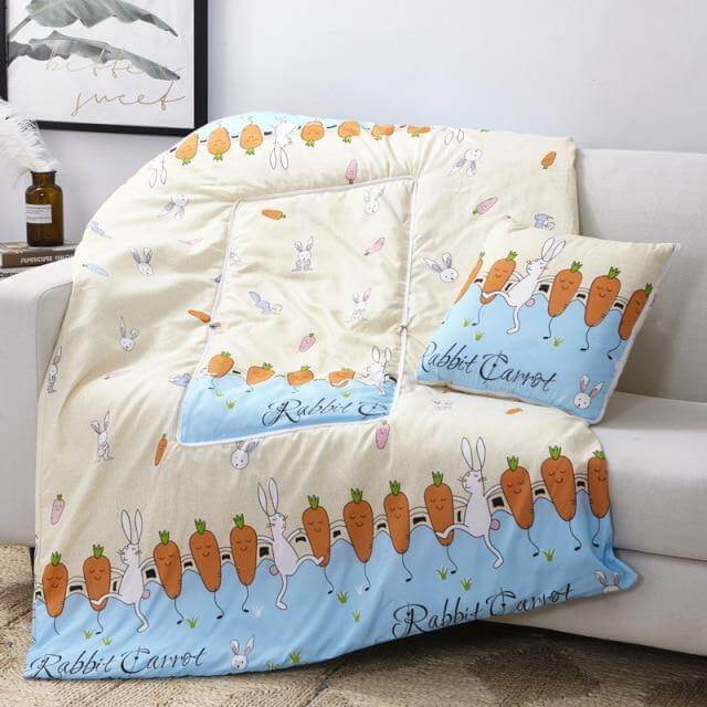 2In1 colourful Cartoon Pillow Blanket