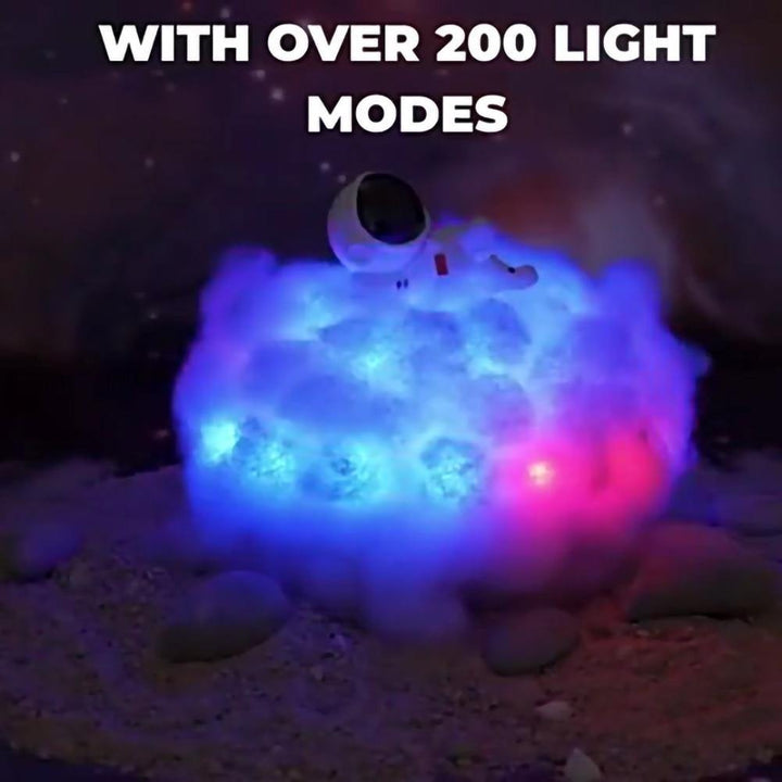 Astronaut colorful Clouds Night Light |
