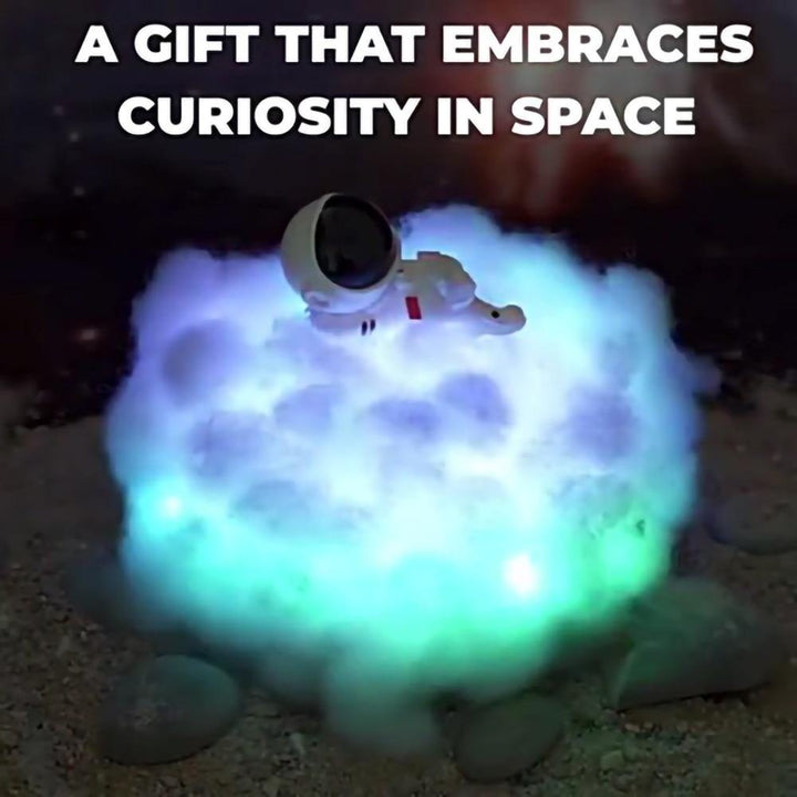 Astronaut colorful Clouds Night Light