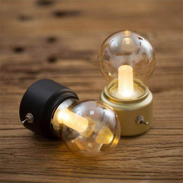 Vintage Light Bulb Table Lamp